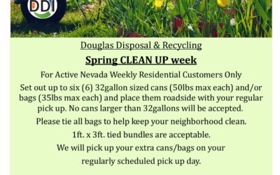SPRING CLEAN UP WEEK 5/25/26 ~ 5/29/26